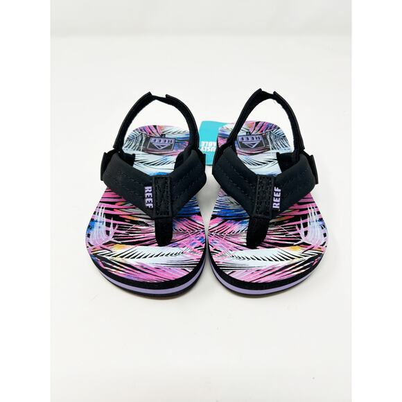 Reef Little Ahi Purple Fronds Sandals - Size 5 Toddler - Picture 6 of 9